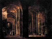 Francois-Marius Granet Crypt of San Martino ai Monti, Rome oil